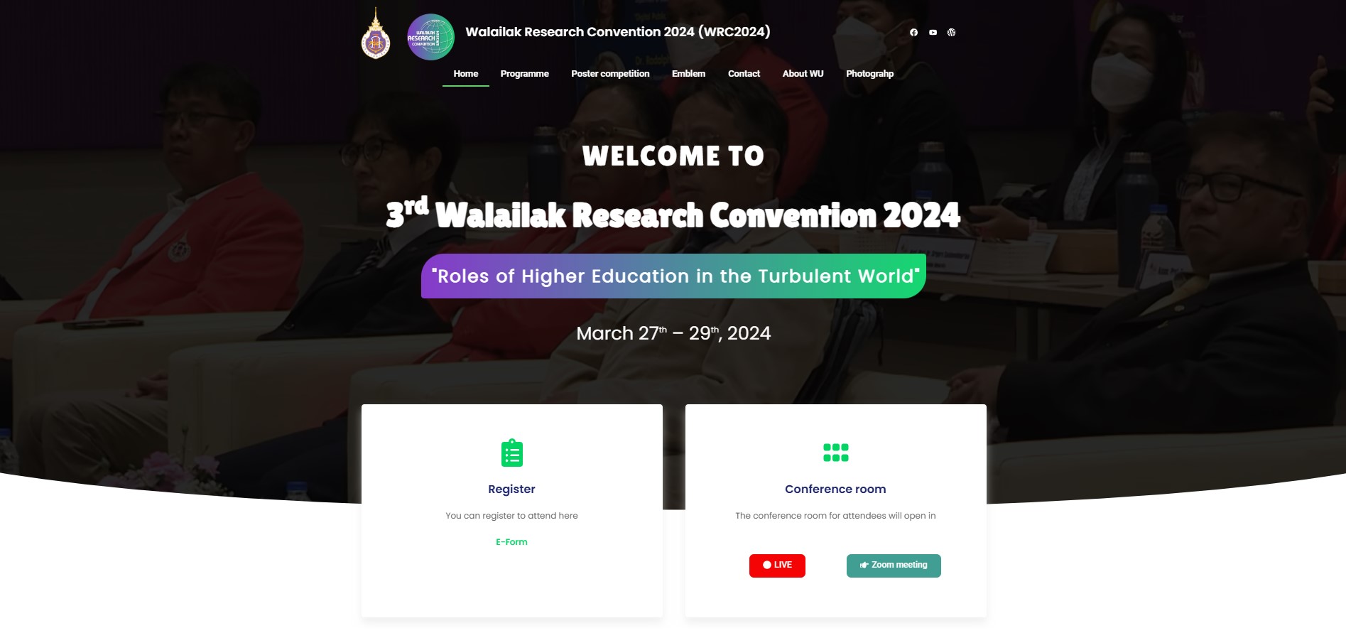 Design & Develop WRC2024 Website