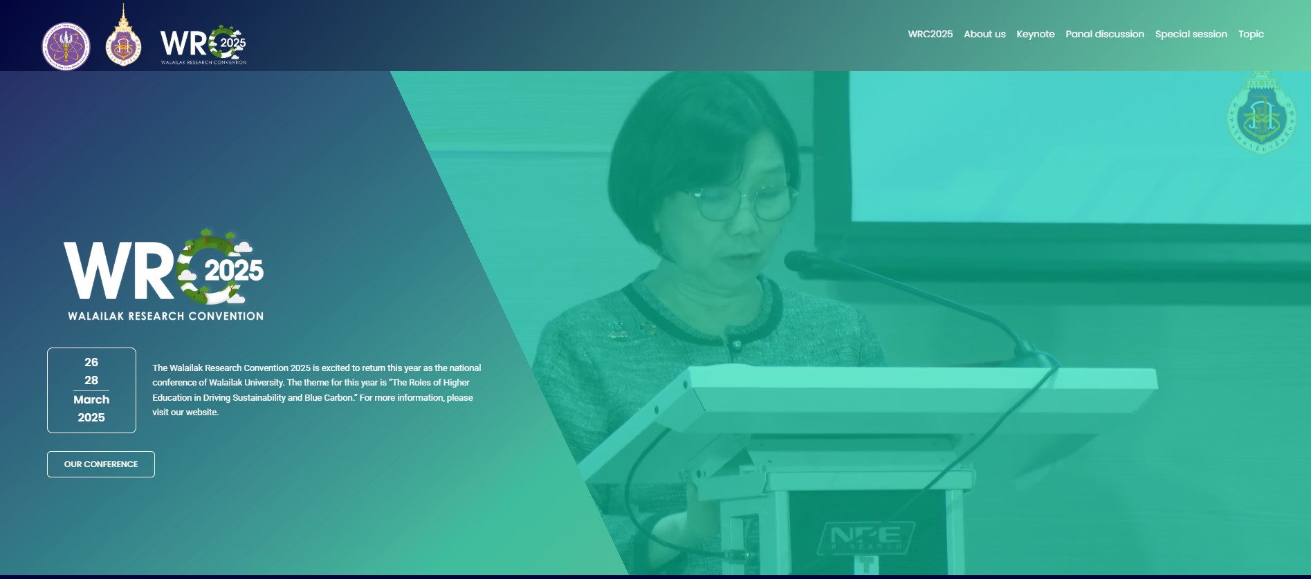 Design & Develop WRC2025 Website